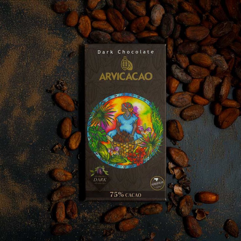 chocolate 75% cacao en Vigo