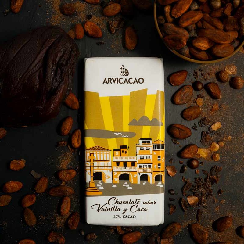 chocolate de vainilla y coco en Vigo