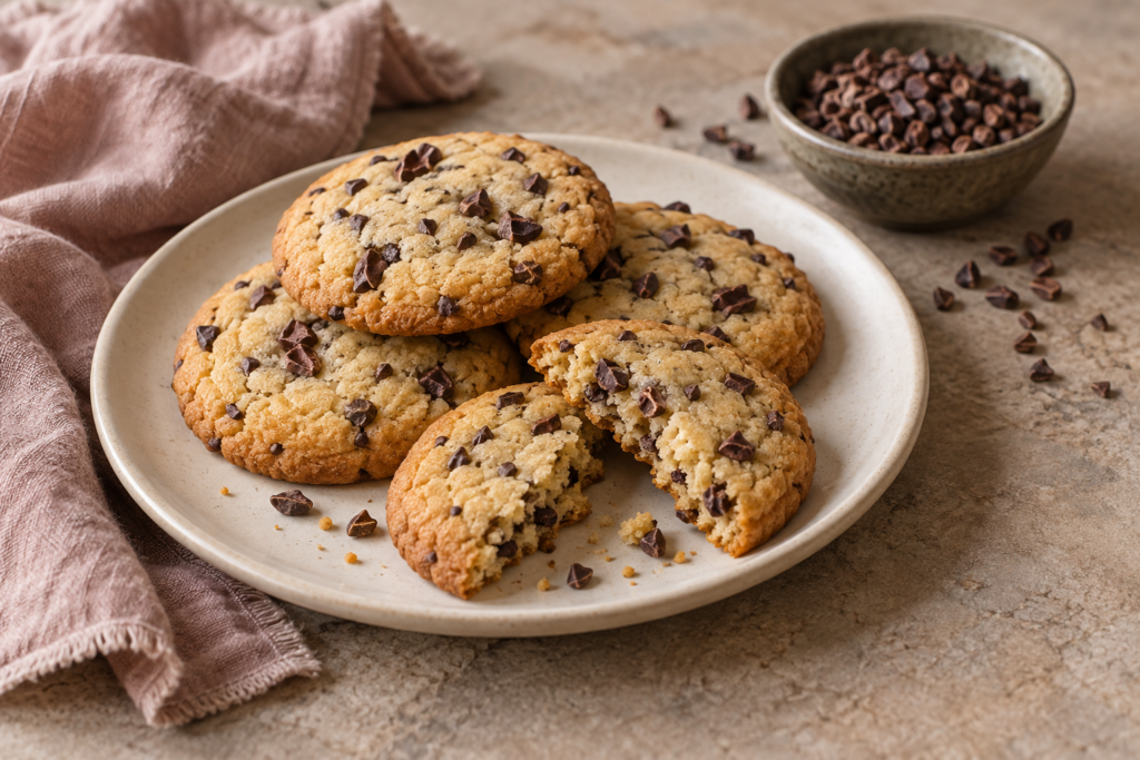 Galletas con trozos de cacao